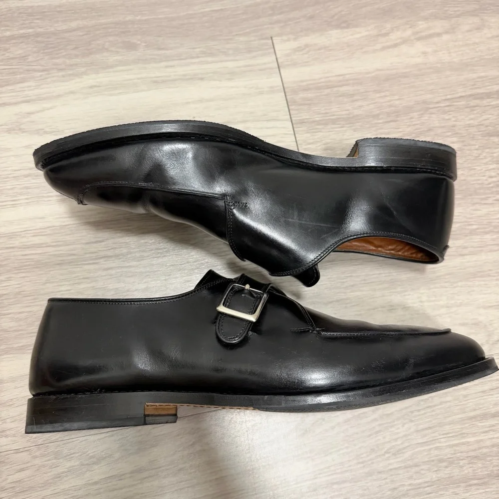 Allen Edmonds, Black, Monk Strap Dress‎ Shoe  | Men’s 13